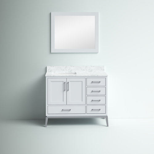 Mercury Row® Bruder 41.13'' Free Standing Single Bathroom Vanity with